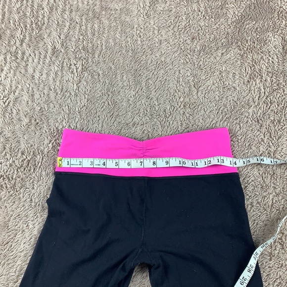 Lululemon Gather & Crow Crop Legging Pink & Black - Picture 11 of 12